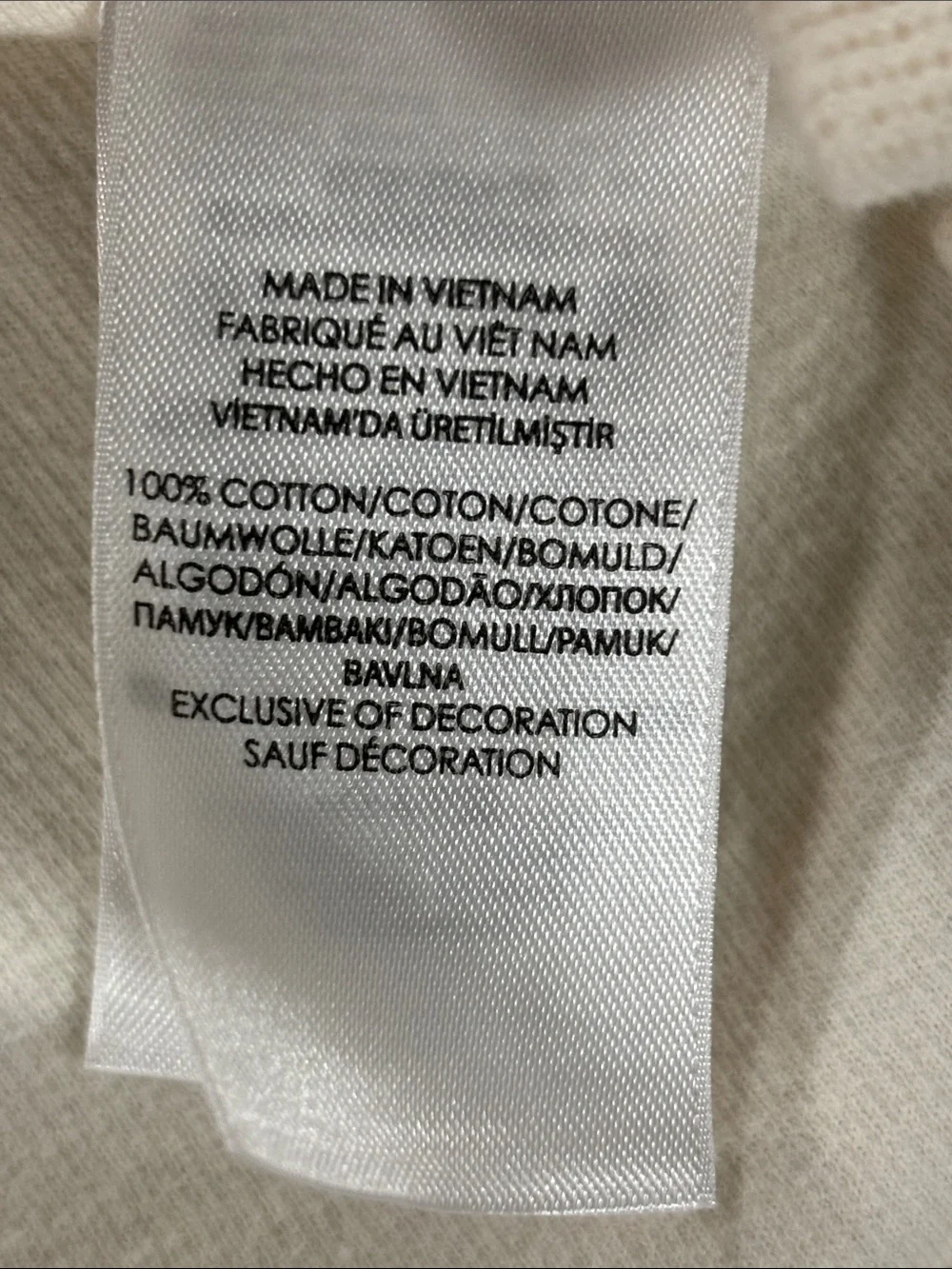 Polo Ralph Lauren light cream
